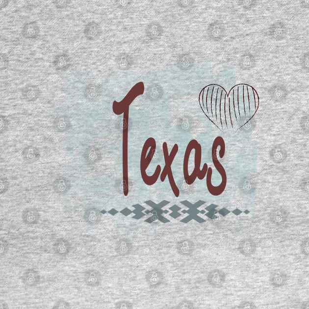 Texas love souvenir by artsytee